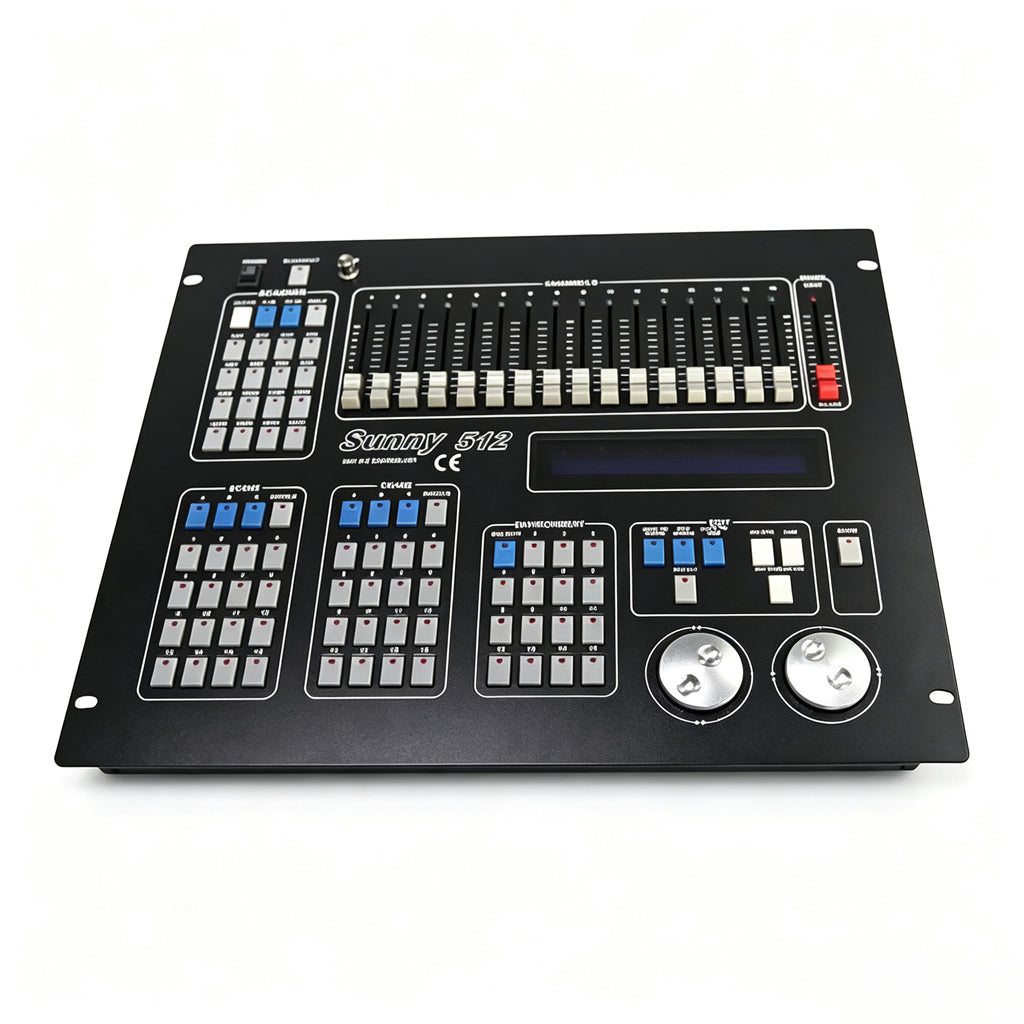 Sunny512 DMX512 Stage Lighting Controller | 512 Channels & Music Sync | Programmable Light Board