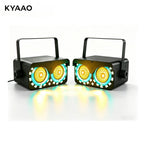 100W Golden COB Audience Light – DMX512 RGB DJ Stage Light, High Power LED Par Can for Wedding, Party, Club, Event | OWL-eye