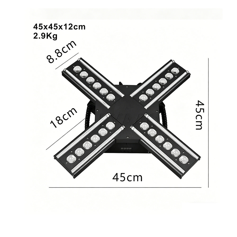 STORM24 RGB Stage Light DMX512 Sound Active 120W DJ Effect For Dj Disco Party Concert Event