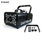 1500W Disco Smoke Machine with Timer & Remote – RGB LED Fog Machine for Wedding, Party, Christmas, DJ Stage Effect