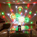 30W LED Mini Moving Head Light RGB Beam & Spot Effect, DMX512 Sound Activated Stage Lighting, Auto & Master/Slave Modes, 20Hz Strobe for DJ & Party