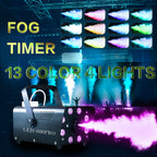 500W DJ Smoke Machine with Wireless Timer Remote Mini Portable Fogger for Halloween Parties Stage Disco & Holiday Events