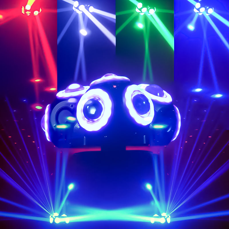 9x15W RGBW 4in1 LED Par Light | 180W DMX512 Stage Wash Uplighting | Sound Active Master/Slave with 12W Strobe for DJ Disco Party