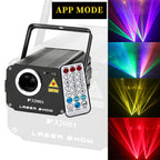 F3200A 3W RGB Animation Laser Light with Bluetooth APP, DMX512 & Remote | Professional Stage Laser Projector for DJ Club Concert