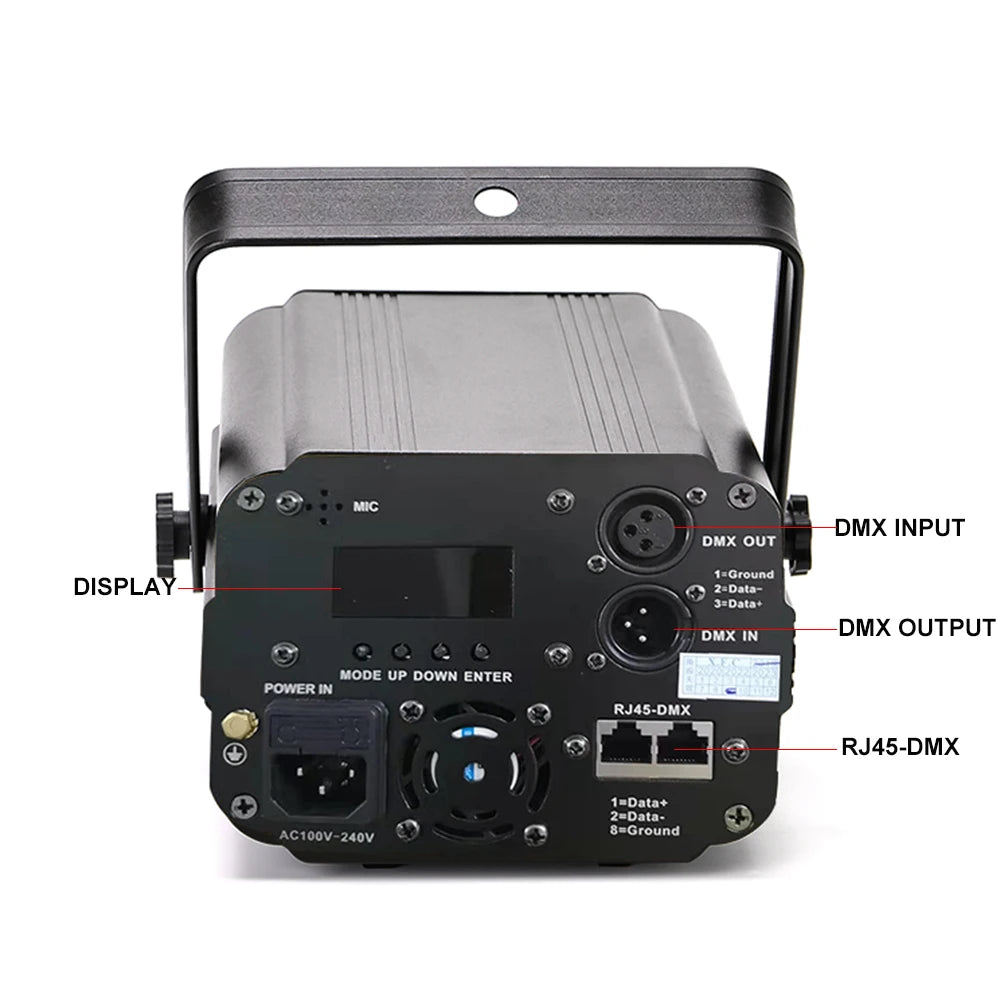 F2800 1.4W RGB Animation Laser Light with DMX512 | Professional Stage Laser Projector for DJ Club Bar Party