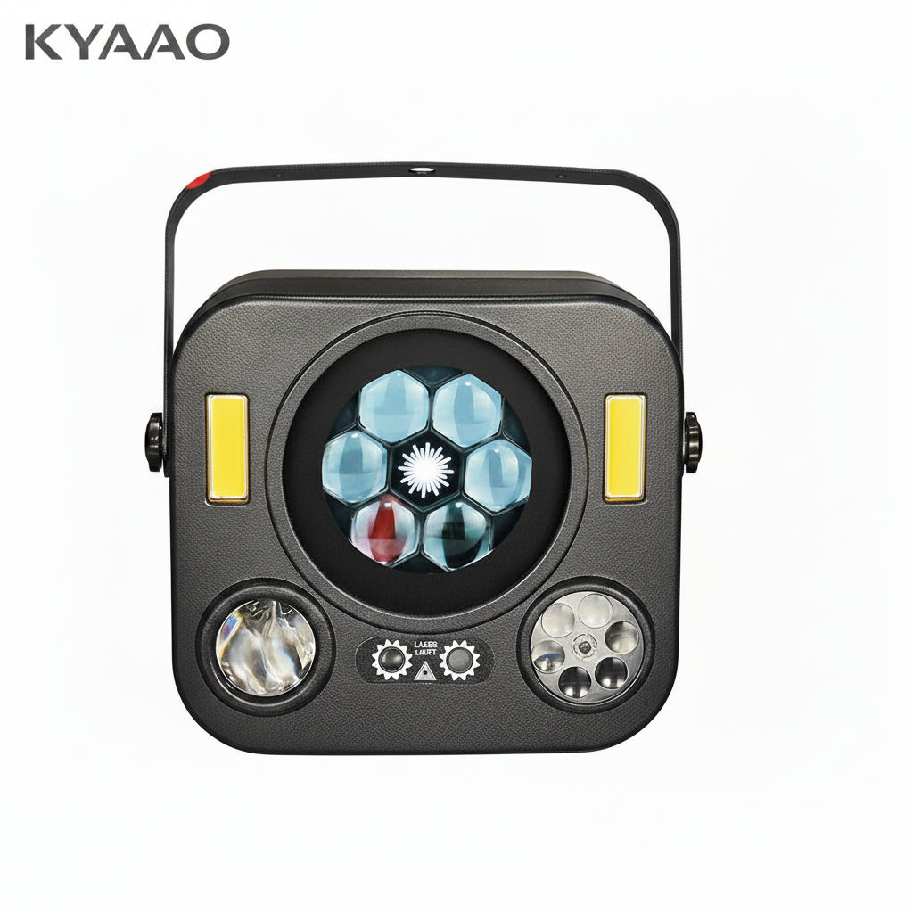 LED Party Disco Magic Ball Light Sound Activated Remote Laser Stage Pattern Projector for DJ KTV Dance