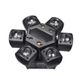 Mini Moving Head Laser Stage Light with Remote Control RGB Beam Pattern Strobe DMX512 DJ Lighting for Party Club Bar