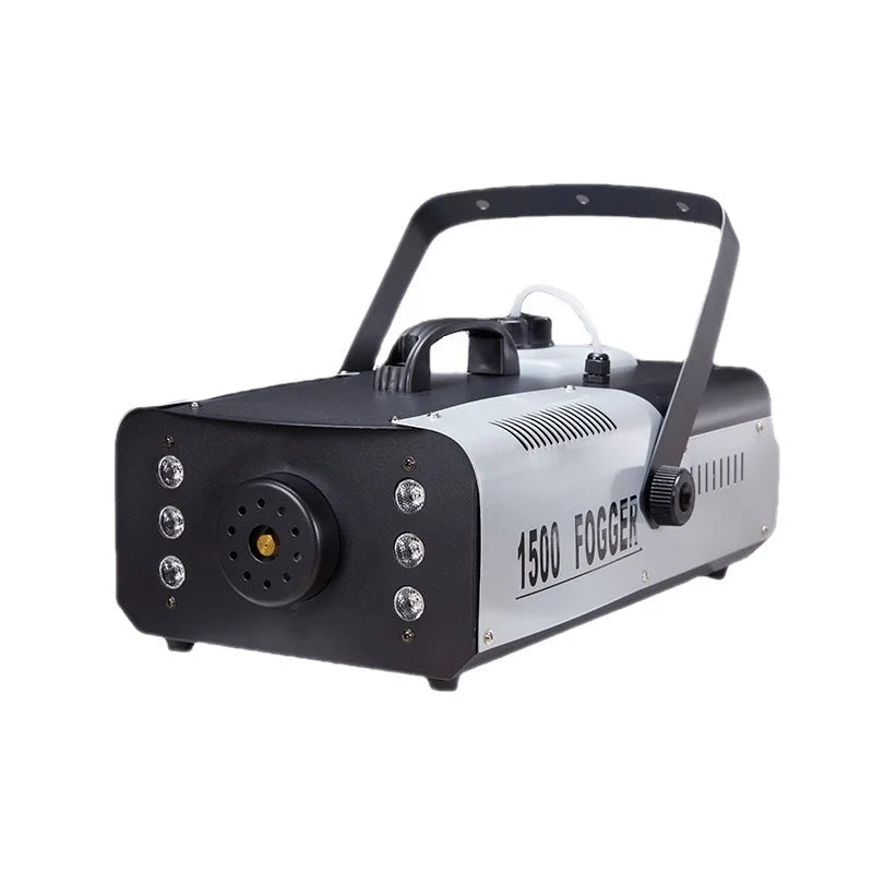 Remote Control 1500W Fog Machine With 6x3W RGB Light Smoke Machine Stage Show Disco DJ Party Club Bar Event Show Stage Show