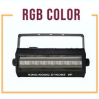 LED 200W Strobe Disco Light Music Stroboscope DJ RGB Flash Light for Wedding Party DMX 512 Control System