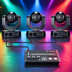 Mini Moving Head Laser Strobe Light RGB LED DMX512 DJ Stage Lighting for Party Club Bar