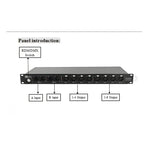 RDM8-2 RDM DMX512 Signal Splitter Amplifier 8 Way Opto Isolated DMX Distributor for Stage Lighting