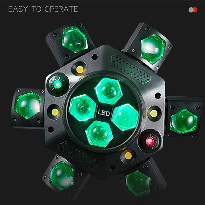 150W  Professional Stage DJ Moving Head Laser Lights DMX512 Strobe Light RGBW LED Beam 150W Disco Wedding Party Audience Lighting