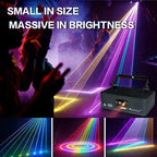 Professional 3W 5W RGB Laser Projector DMX512 Animation Stage Light for DJ Club Bar Party Show