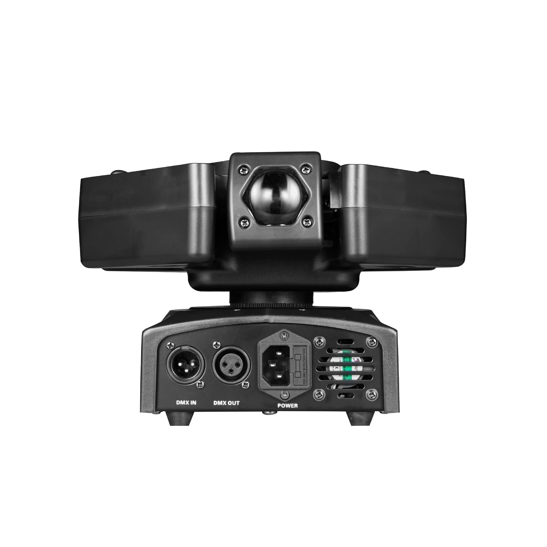 4-Arm Moving Head DJ Light with Red Green Laser & Strobe – DMX/Sound Control for Disco Party Bar