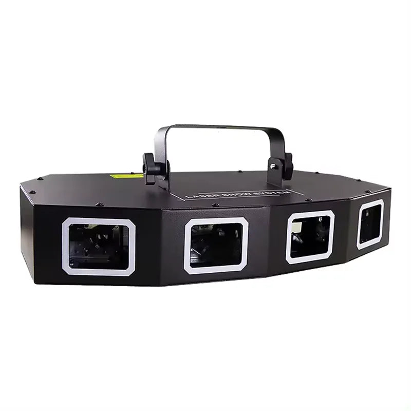 4 Eyes RGB Full color Laser light DMX512 laser effect light Stage Effect DJ Laser Light Bar KTV Disco Nightclub Stage Event Show