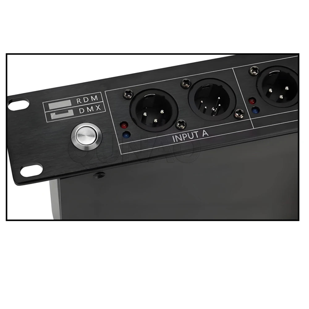 RDM8-2 RDM DMX512 Signal Splitter Amplifier 8 Way Opto Isolated DMX Distributor for Stage Lighting