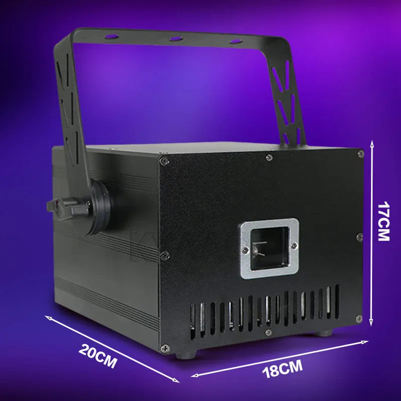 Disco Stage Laser Show 12W/10W 20kpps Colorful Lights ILDA App Control for Bar Club Wedding Party Event DJ Holiday