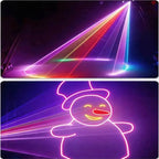 Professional 3W 5W RGB Laser Projector DMX512 Animation Stage Light for DJ Club Bar Party Show