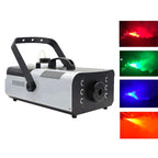 Remote Control 1500W Fog Machine With 6x3W RGB Light Smoke Machine Stage Show Disco DJ Party Club Bar Event Show Stage Show