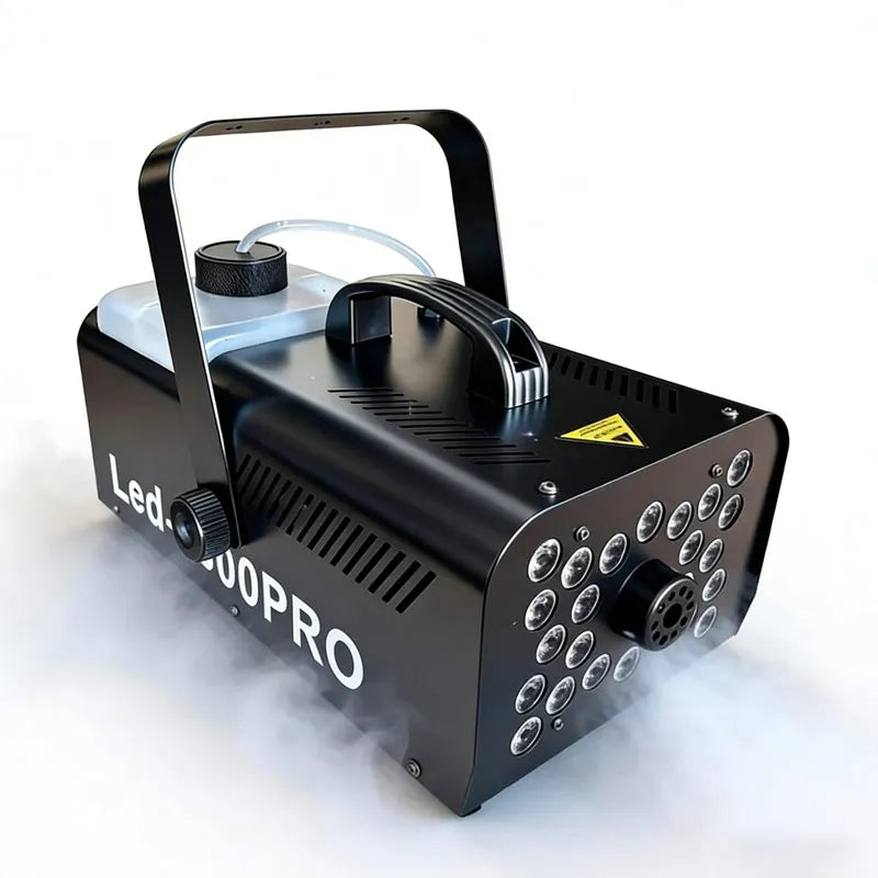 1500W Disco Smoke Machine with Timer & Remote – RGB LED Fog Machine for Wedding, Party, Christmas, DJ Stage Effect