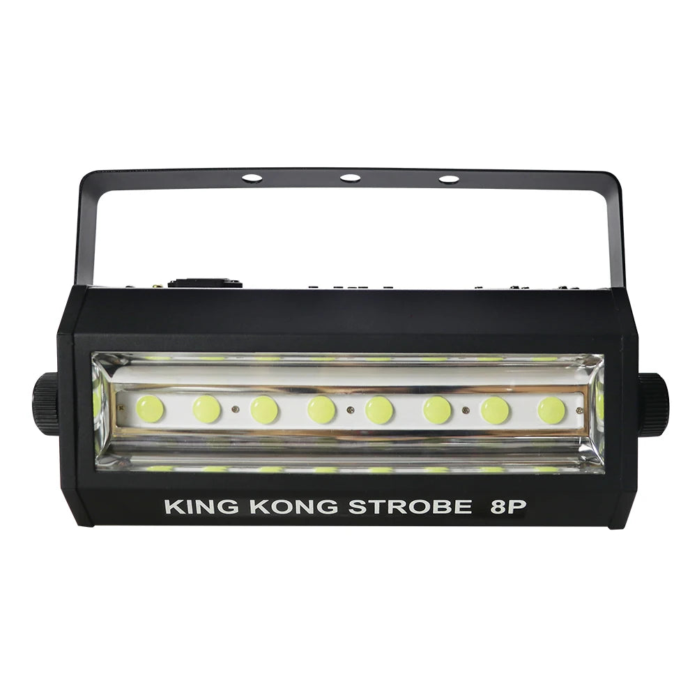 LED 200W Strobe Disco Light Music Stroboscope DJ RGB Flash Light for Wedding Party DMX 512 Control System