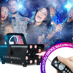 500W DJ Smoke Machine with Wireless Timer Remote Mini Portable Fogger for Halloween Parties Stage Disco & Holiday Events